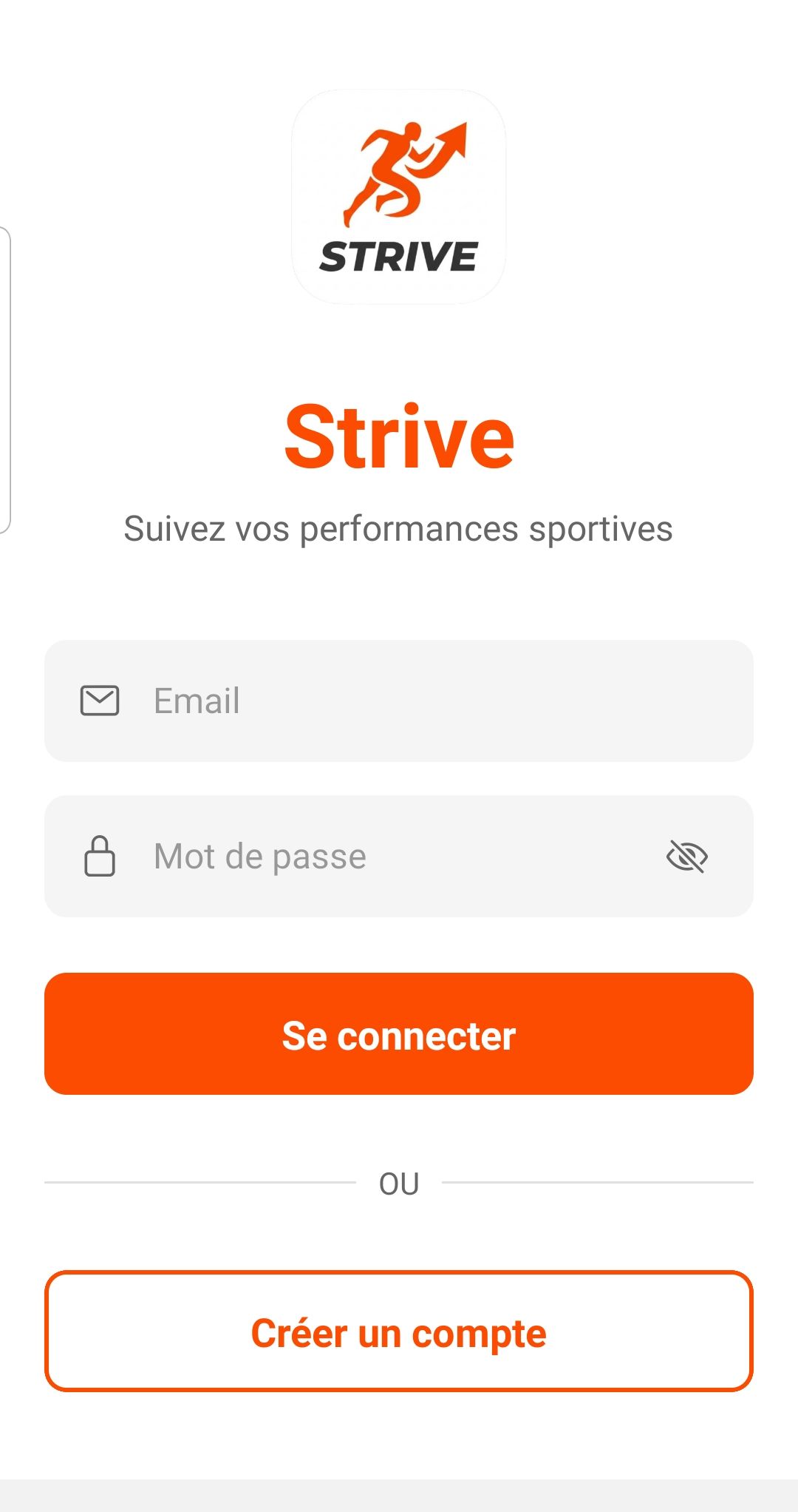Aperçu du projet Strive